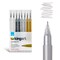 KINGART® Gel Pens – Black, White, Gold & Silver - 8 Count